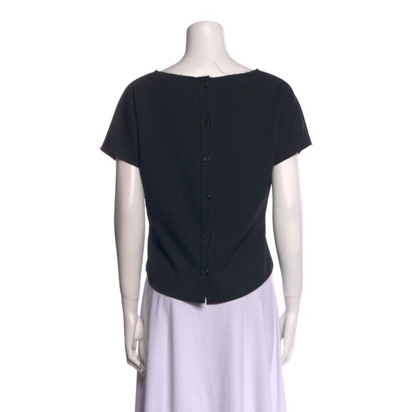 Rachel Comey Women’s Button-back Blouse, Sz 4, Black - Picture 2 of 9